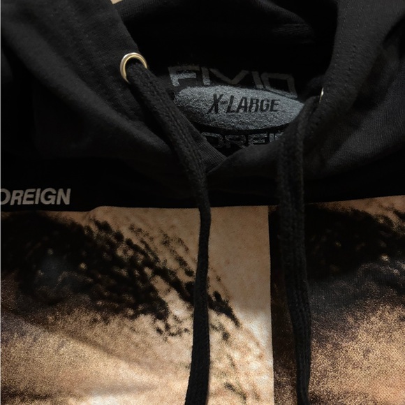 Fivio Foreign King of NY Black Graphic Heavyweight Hoodie in Size XL BRAND NEW!! - Picture 9 of 12